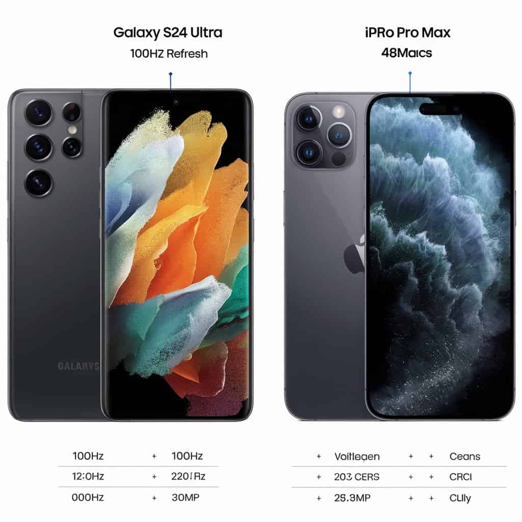 Galaxy S24 Ultra vs iPhone 16 Pro Max: Qual é o Melhor? Comparativo Completo Galaxy S24 Ultra vs iPhone 16 Pro Max: Qual é o Melhor? Comparativo Completo