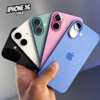 iPhone 16 Apple 128GB, Câmera Dupla de 48MP, Tela 6,1", Preto