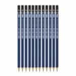 Lápis Preto Técnico HB Sextavado com 12 Unidades, BRW