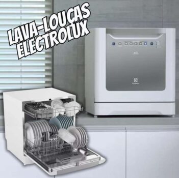 Lava-louças Electrolux LV08 de 8 serviços branca