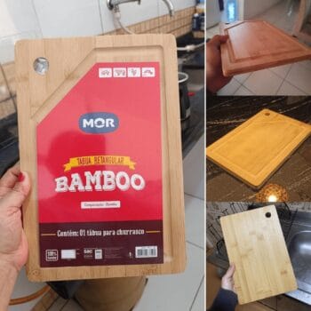 Mor - Tábua Retangular Bamboo 35 X 25 Cm