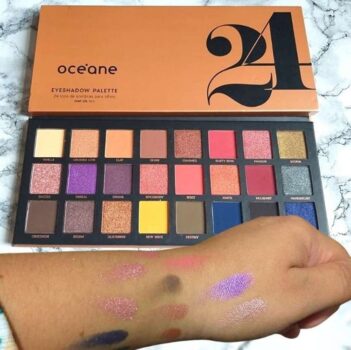 Paleta de Sombras 24 Cores - 24 Eyeshadow Palette 28g - OCÉANE