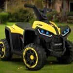 Quadriciclo Infantil Elétrico Preto e Amarelo - Bandeirante Sport 6V 2 Marchas