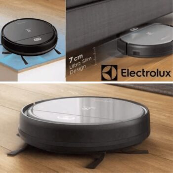 Robô Aspirador de Pó Electrolux Home-E Speed Experience, Passa Pano, Sensor Anti-Queda, Bivolt, Preto - ERB10