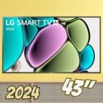Smart TV 43" LG Full HD 43LR6700 Processador α5 Ger6 AI Alexa integrado LG Channels webOS 23 compatível com Controle Smart Magic
