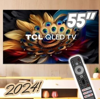 TCL QLED TV 55” C655 4K UHD GOOGLE TV DOLBY VISION ATMOS