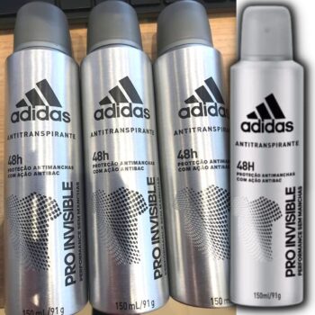 Adidas Pro Invisible - Desodorante Masculino, 150Ml, 1 Unidade