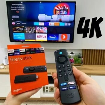 Amazon Fire TV Stick 4K 8GB preto com 1.5GB de memória RAM
