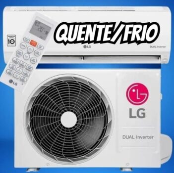Ar Condicionado Hi Wall LG Dual Inverter Voice 12.000 Btus Quente e Frio 220v R-32
