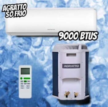 Ar Condicionado Split Agratto 9.000 Btus LCST9F liv Inverter Frio 220V