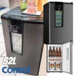 Cervejeira Controle Temperatura Czd12a 82l Titanium Consul 110V