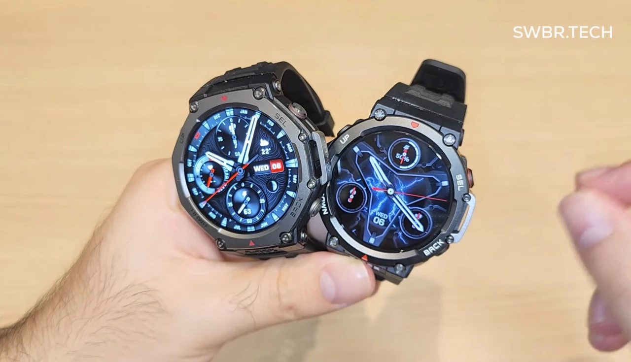 COMPARATIVO: AMAZFIT T-REX 3 VS. AMAZFIT T-REX 2 – QUAIS SÃO AS DIFERENÇAS? QUAL COMPRAR? COMPARATIVO: AMAZFIT T-REX 3 VS. AMAZFIT T-REX 2 – QUAIS SÃO AS DIFERENÇAS? QUAL COMPRAR?