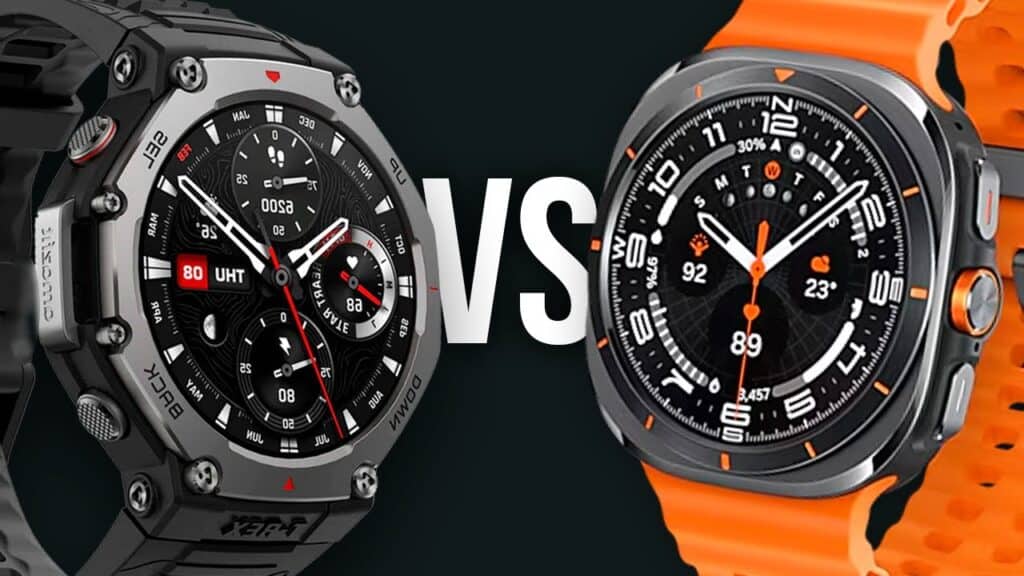 Comparativo: Amazfit T-Rex 3 vs Galaxy Watch Ultra – Quais as Diferenças? Qual Comprar? Comparativo: Amazfit T-Rex 3 vs Galaxy Watch Ultra – Quais as Diferenças? Qual Comprar?