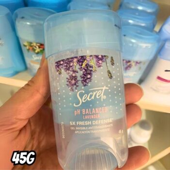 Desodorante Antitranspirante em Gel Secret - Invisible pH Balanced Lavender Feminino 45g