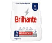 Detergente em Pó de Uso Geral sem Perfume Brilhante Limpeza Total Pro Pacote 4kg, Brilhante