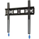 ELG, N01V4, Suporte Fixo de Parede para TVs de 32″ a 77″, Compatível com TVs Curvas e Planas, Feito em Aço Carbono, Suporta Até 50kg, Preto