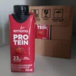 Emana Protein Bebida Proteica Sabor Frutas Vermelhas Sem açúcar - 12 Unidades de 250ml