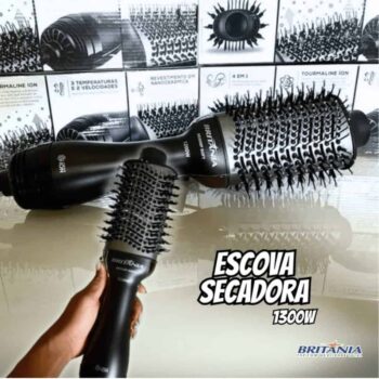 Escova Secadora Britânia Bes08p 1300w - Bivolt 110V/220V