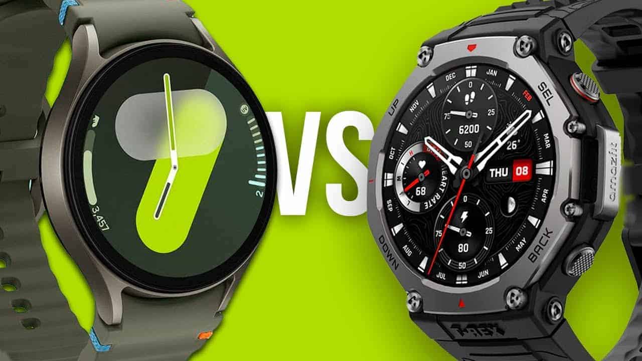 Galaxy Watch 7 vs. Amazfit T-Rex 3: Comparativo Completo ⌚ Galaxy Watch 7 vs. Amazfit T-Rex 3: Comparativo Completo ⌚