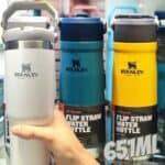 Garrafa Térmica Flip Straw Stanley Saffron | 651ML