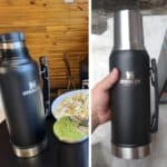 Garrafa Térmica Mate System Matte Black - 1.2L