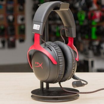 Headset Gamer Sem Fio HyperX Cloud III, Drivers 53mm, Wireless, Multi Plataforma, Preto e Vermelho - 77Z46AA