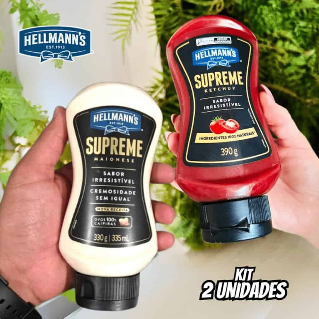 Hellmann’s Supreme Kit Ketchup 390g + Maionese 330g