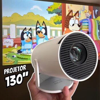 HY300 mini projetor Suporta 4K portátil WiFI Bluetooth