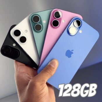 iPhone 16 Apple (128GB) Verde-acinzentado, Tela de 6,1", 5G e Câmera de 48MP
