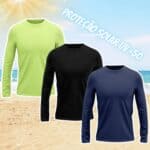 Kit 3 Camiseta DF Masculina Manga Longa Proteção Solar UV +50 Segunda Pele