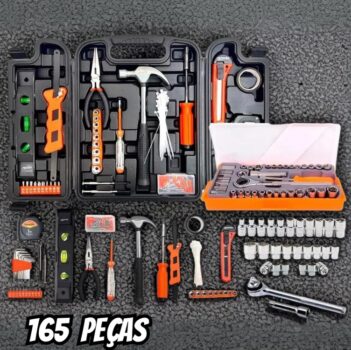 Kit Jogo De Ferramentas Completo Com Soquetes E Chaves Sparta