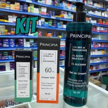 Kit Trio Limpeza, Hidratação E Proteção Solar Gl + Ah + Ps