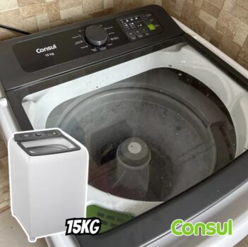 Máquina De Lavar Cwn15ab 15kg Branca Brastemp Cor Branco 220v