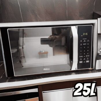 Micro-ondas 25L Philco Função Tira Odor 1100W PM27