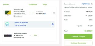 Monitor Acer 23.8" Monitor Acer SA240Y G0BI 23.8" LED IPS Full