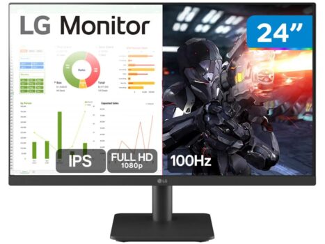 Monitor PC GamerLG 24” IPS, FullHD, 100Hz, HDMI-24MS500-B