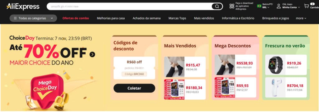 O Que Esperar do 11/11 no AliExpress 2024 – A Maior Promoção do Ano! O Que Esperar do 11/11 no AliExpress 2024 – A Maior Promoção do Ano!