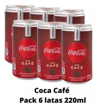 Pack de Coca-Cola Café 220ml 6 unidades