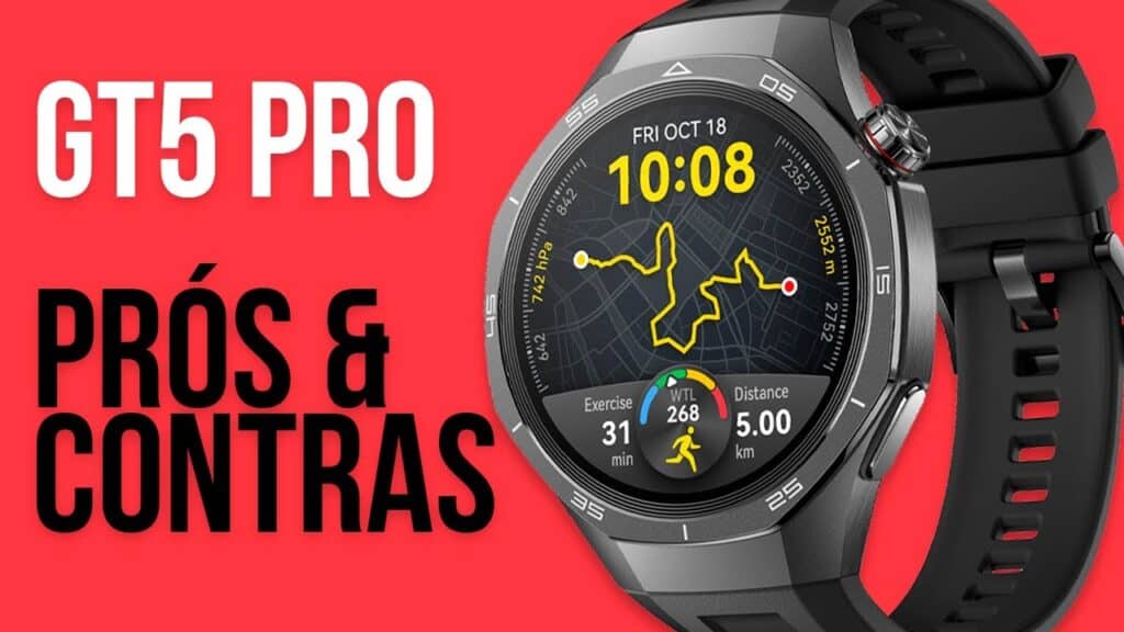 Huawei Watch GT 5 Pro: Prós, Contras e Tudo o Que Você Precisa Saber