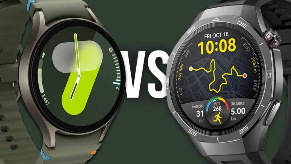 Comparativo: Galaxy Watch 7 vs Huawei GT 5 Pro – Qual é o melhor?