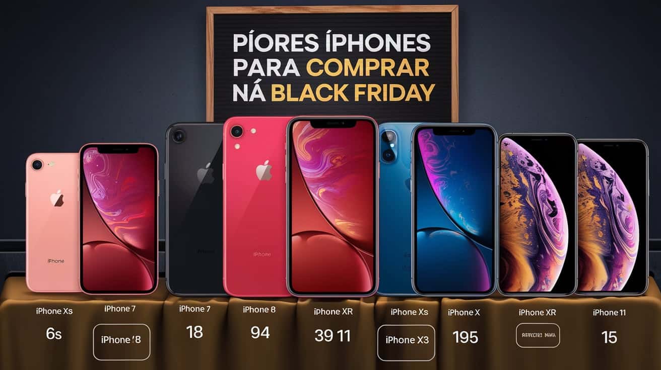 Piores iPhones para Comprar na Black Friday Piores iPhones para Comprar na Black Friday