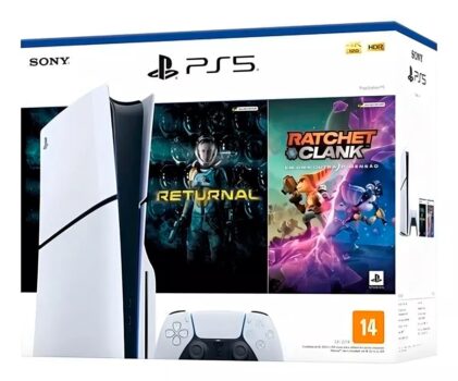 Playstation 5 Slim + Returnal + Ratchet E Clank + Controle