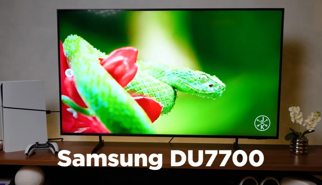 Review Completo da Samsung DU7700: A TV Mais Vendida com Funções, Testes e Recursos Review Completo da Samsung DU7700: A TV Mais Vendida com Funções, Testes e Recursos