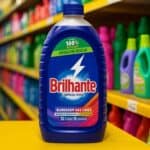 Sabão Líquido Lava Roupas Brilhante Limpeza Total - 3L