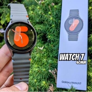 Samsung Galaxy Watch7 Smartwatch 40mm Bt Galaxy Ai Caixa Verde Pulseira Verde Bisel Verde Desenho da pulseira na