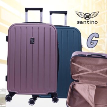 SANTINO, Mala de Viagem Chicago Rígida 360° Santino G - ASDV222G Cor: Rosa