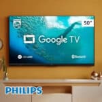 Promotop: As melhores Promoções,cupons e descontos! Smart TV Philips 50" 4K HDR 50PUG7019/78, Google TV, Comando de Voz