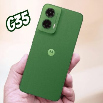 Smartphone Moto G35 5g 128gb – Verde – Vegan Leather