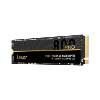 SSD Lexar 1TB, NM800 Pro, M.2 2280, PCIe NVMe, Leitura 7500 MB/s, Gravação 6300 MB/s - LNM800P001T-RNNNG