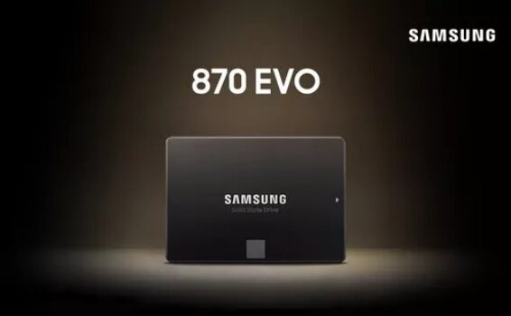 SSD SATA Samsung 870 EVO Series, 250GB, 2.5", Leitura: 560MB/s e Gravação: 530MB/s, Preto - MZ-77E250B/AM